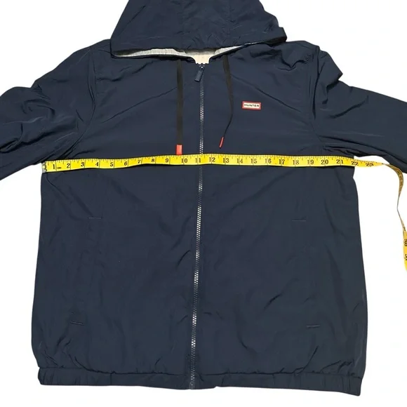 NWT‎ Hunter Navy/Grey Jersey Lined Lightweight Baltico Jacket - Small